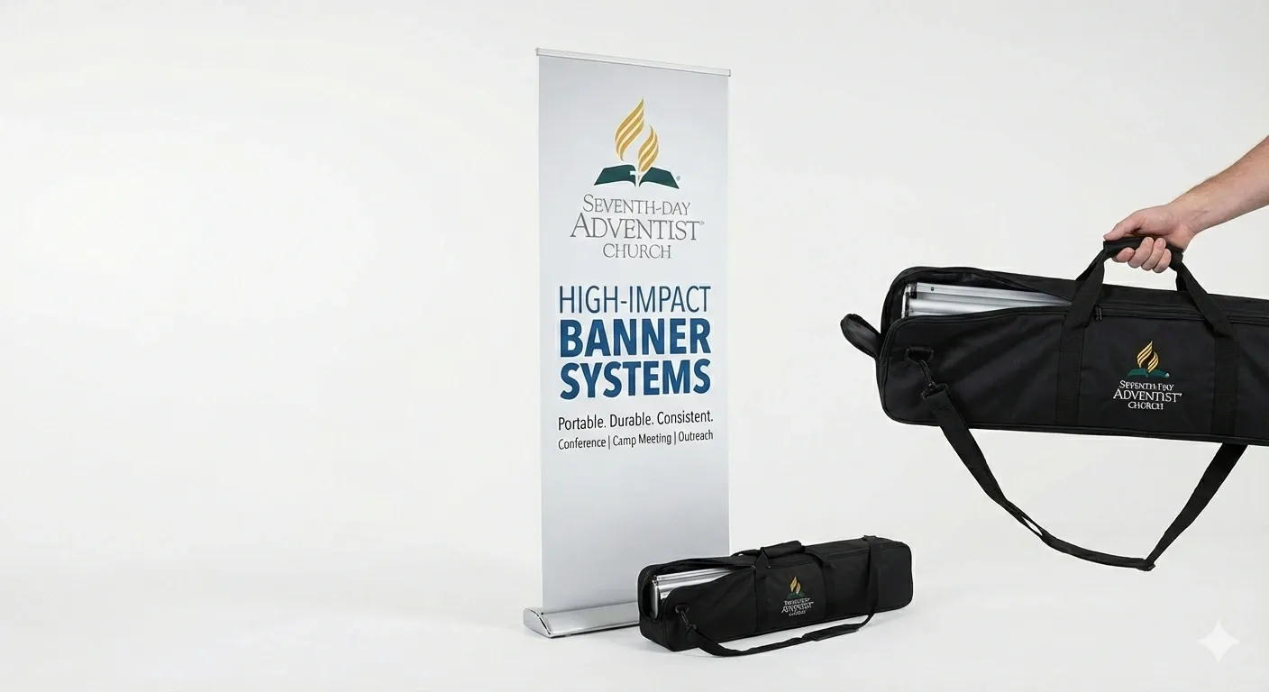 High-Impact Banner Systems (Retractables + Step & Repeat)